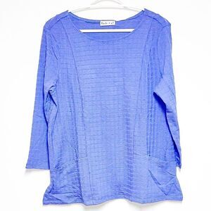 NWT Habitat 18932 Iris Cotton Pocket Window Pane Tunic Sz S/M